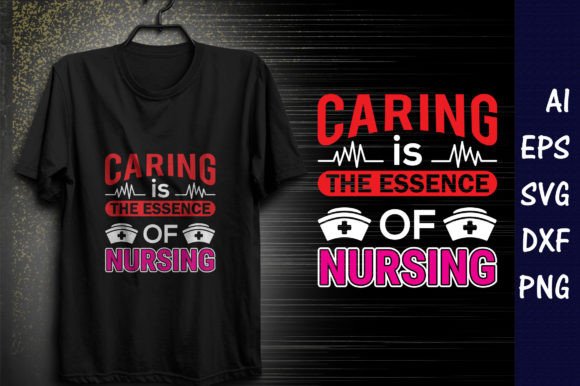 Caring Nurse Graphics for T-Shirt Designs