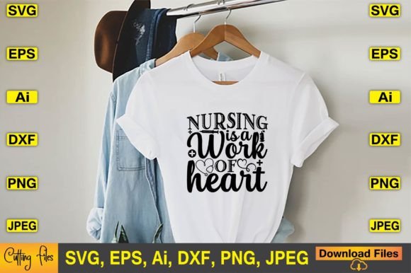 Graphics for T-Shirt Designs: Nursing SVG Review