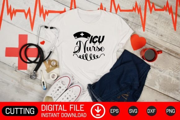 Ice Nurse Graphics for T-Shirt Designs