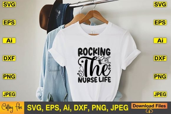 Nurse Life Graphics: T-Shirt Designs & SVGs