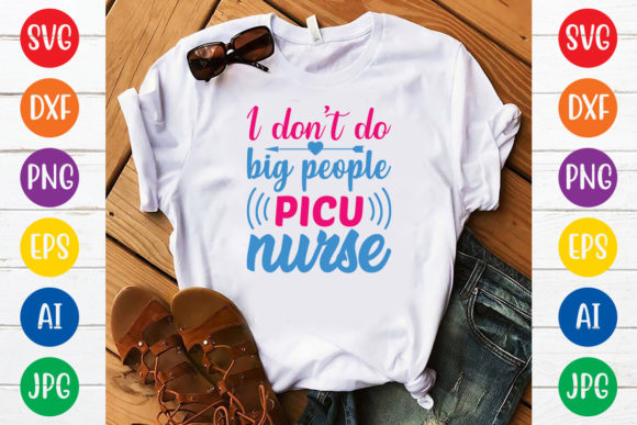 Nurse Picu SVG: Graphics for T-Shirt Designs