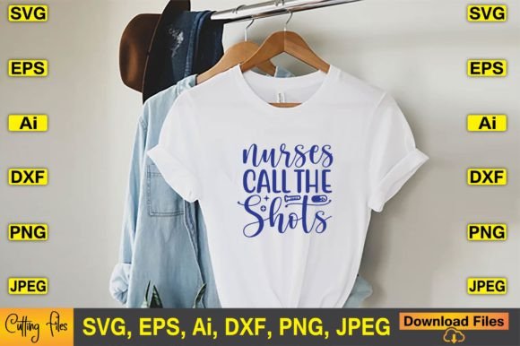 Nurses Call the Shots: Graphics for T-Shirt Designs