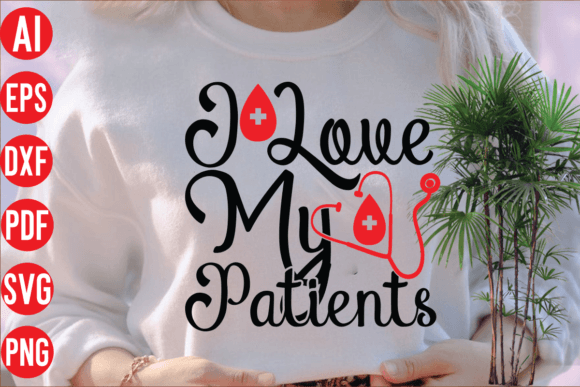 Reviewing I Love My Patients SVG Design for Embroidery