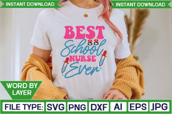 Reviewing the Best School Nurse Ever SVG for Embroidery