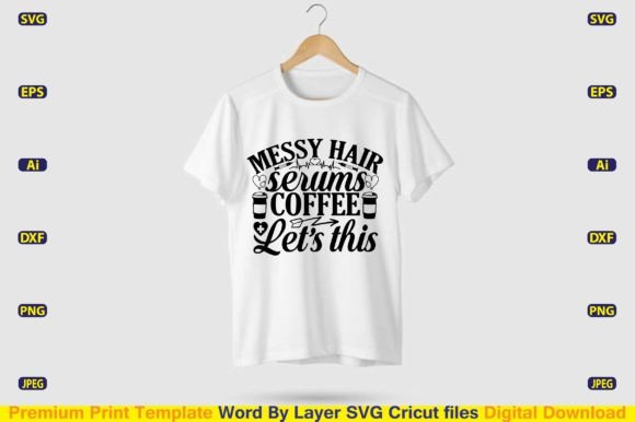 Reviewing the Messy Hair Serums Coffee Lets This SVG