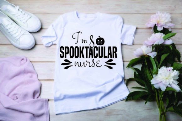 Spooktacular Nurse SVG: Graphics for T-Shirt Designs