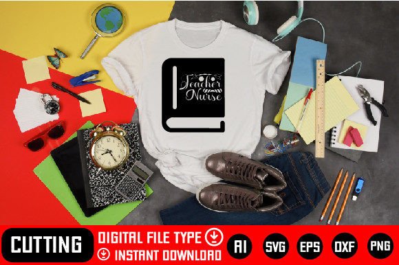 Teacher Nurse Graphics for T-Shirt Designs